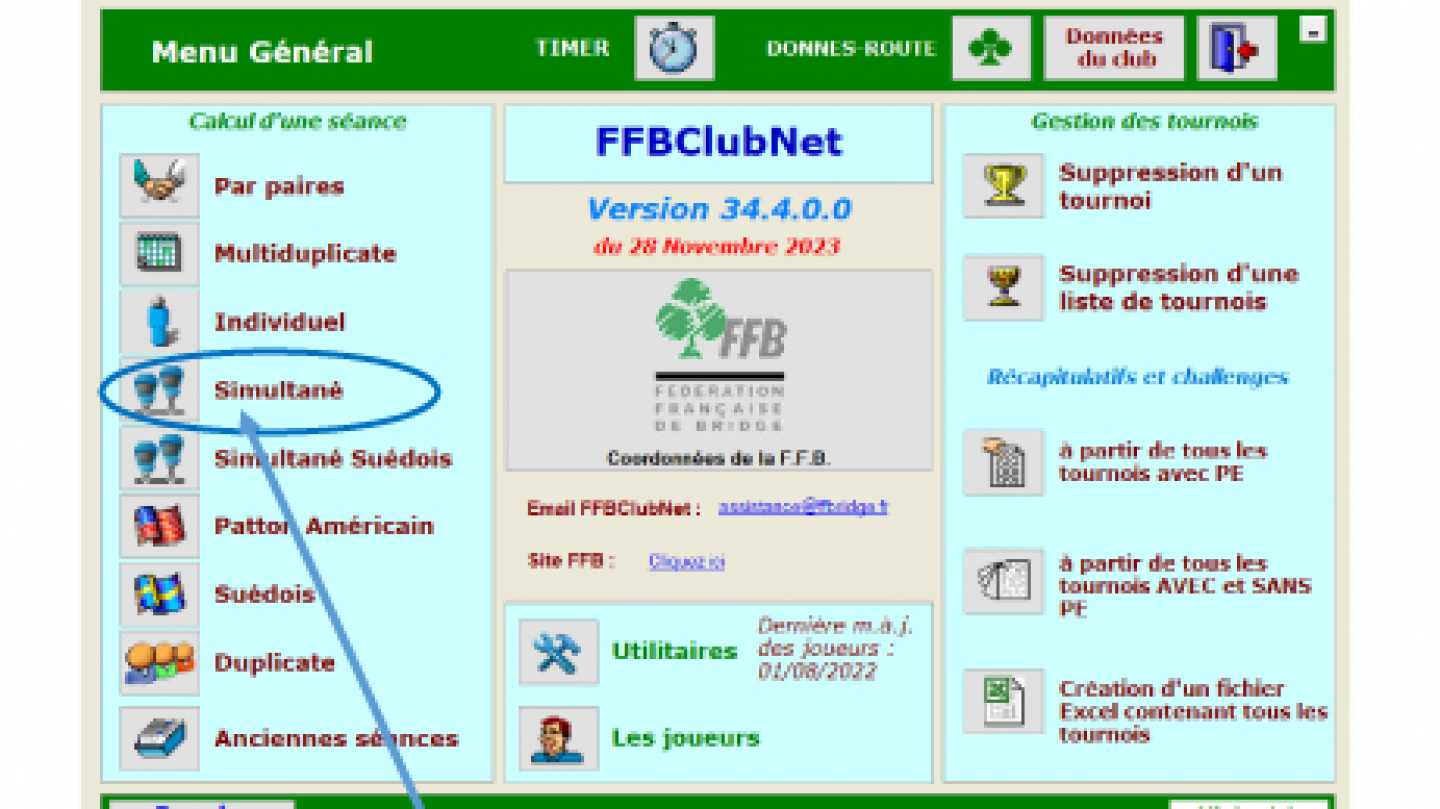 FORMATION FFB CLUB NET
